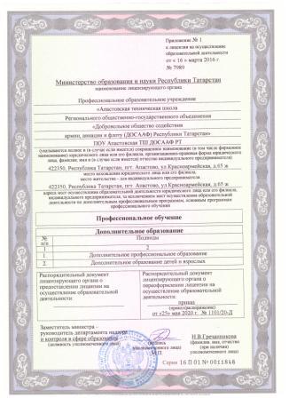 лицензия 222